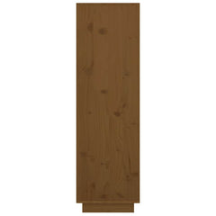 vidaXL Highboard | Honey brown | Solid pine wood | Tall | Cabinet | Rectangular 5