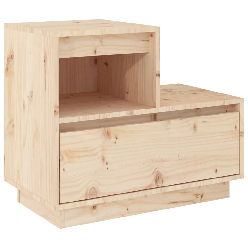 vidaXL Bedside Cabinets 2 pcs 60x34x51 cm Solid Wood Pine 5