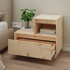vidaXL Bedside Cabinets 2 pcs 60x34x51 cm Solid Wood Pine 4