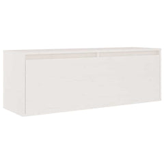 vidaXL 6 Piece TV Cabinet Set White Solid Wood Pine 4