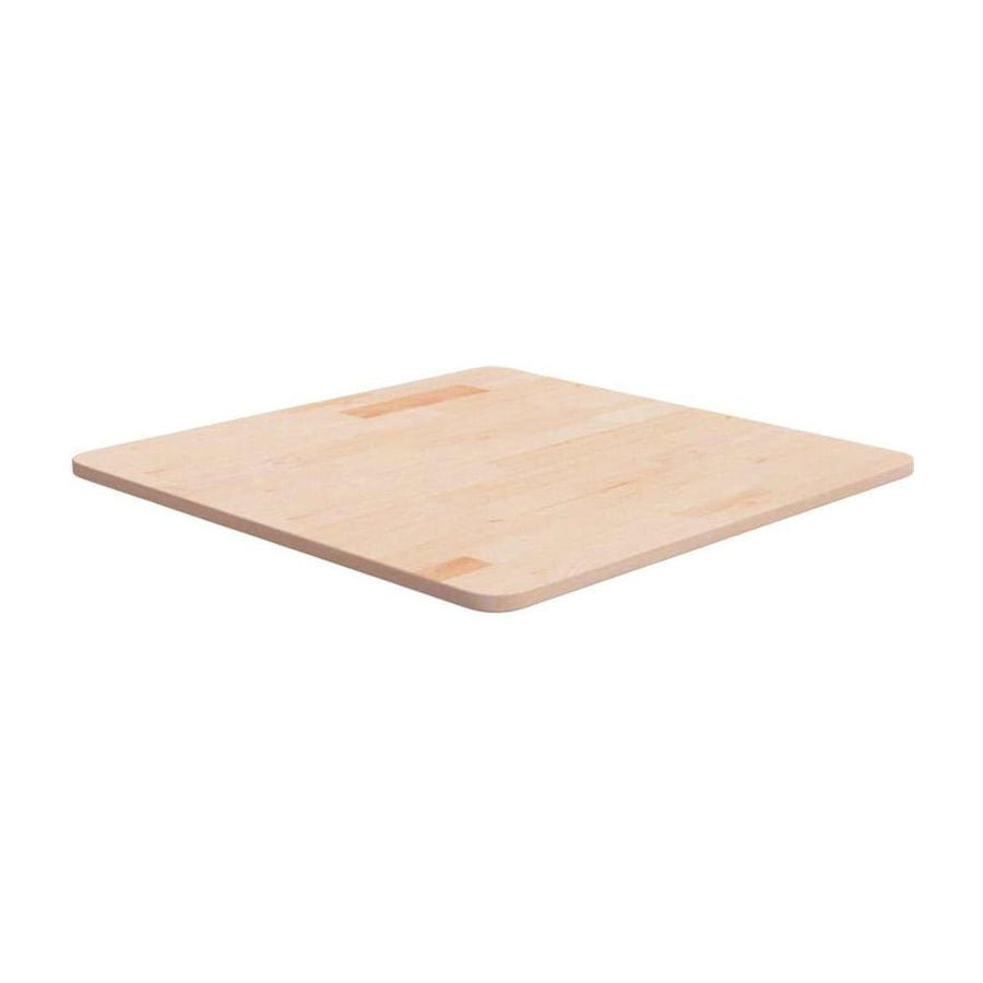 Square Table Top Untreated Solid Wood Oak
