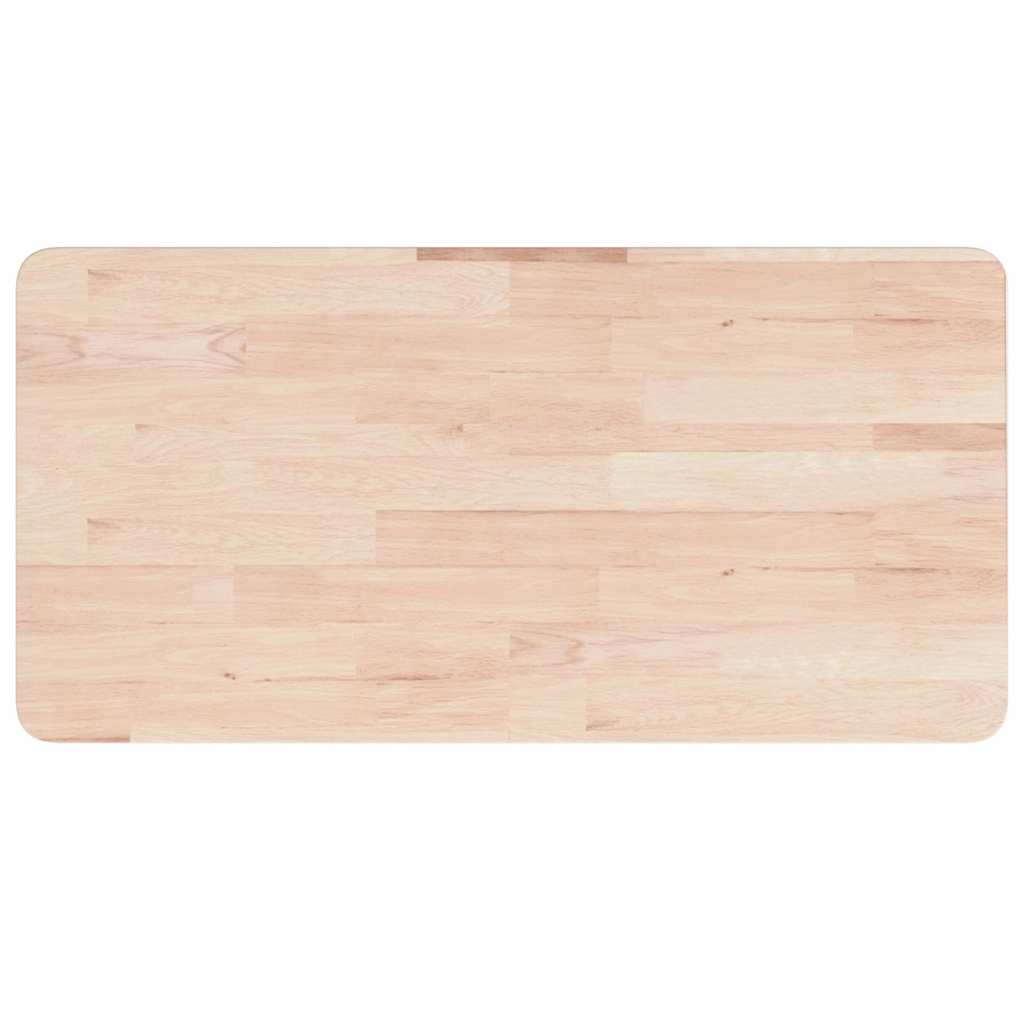 vidaXL Bathroom Countertop 80x40x1.5 cm Untreated Solid Wood 2