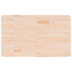 vidaXL Bathroom Countertop 100x60x1.5 cm Untreated Solid Wood 2