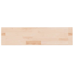 vidaXL Shelf Board 80x20x2.5 cm Untreated Solid Wood Oak 2