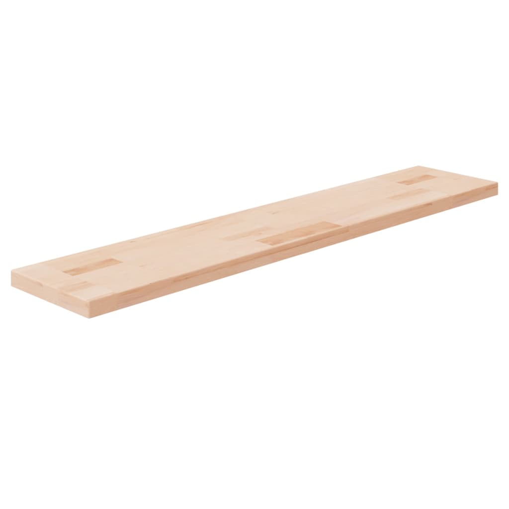 vidaXL Shelf Board | Medium brown | Solid oak wood | 100 cm length | Shelving 1