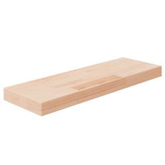 vidaXL Shelf Board 60x20x4 cm Untreated Solid Wood Oak 1
