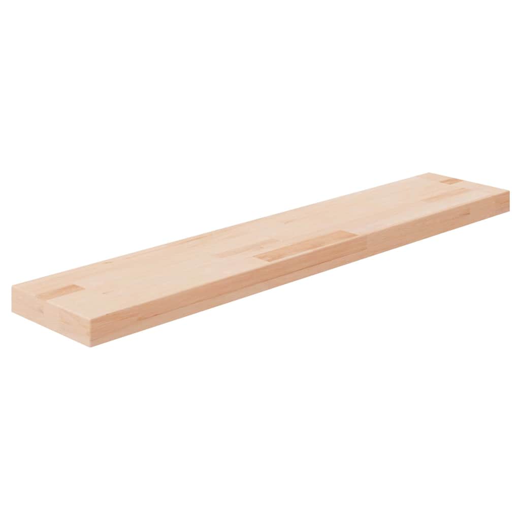 vidaXL Shelf Board Untreated Solid Wood Oak