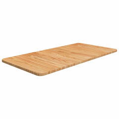 vidaXL Bathroom Countertop Light Brown 80x40x1.5cm Treated Solid Wood 1