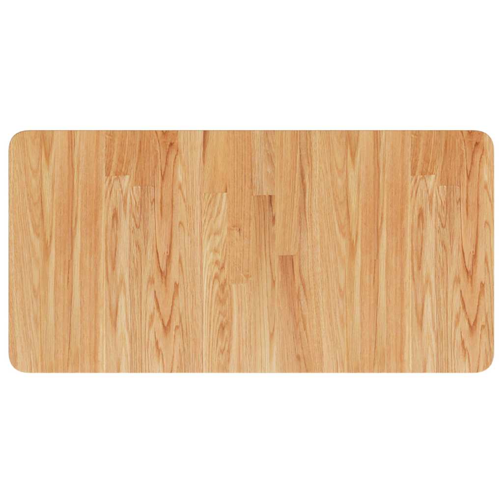 vidaXL Bathroom Countertop Light Brown 80x40x1.5cm Treated Solid Wood 2