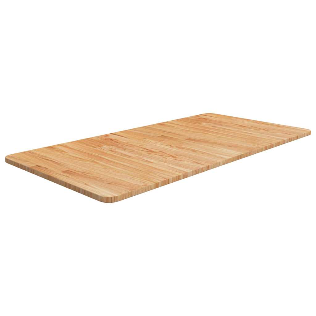 vidaXL Bathroom Countertop 80x40x1.5cm Treated Solid Wood Light Brown