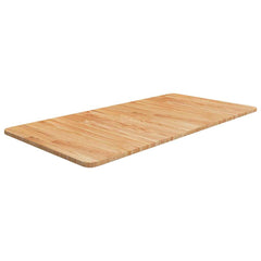 vidaXL Bathroom Countertop 80x40x1.5cm Treated Solid Wood Light Brown
