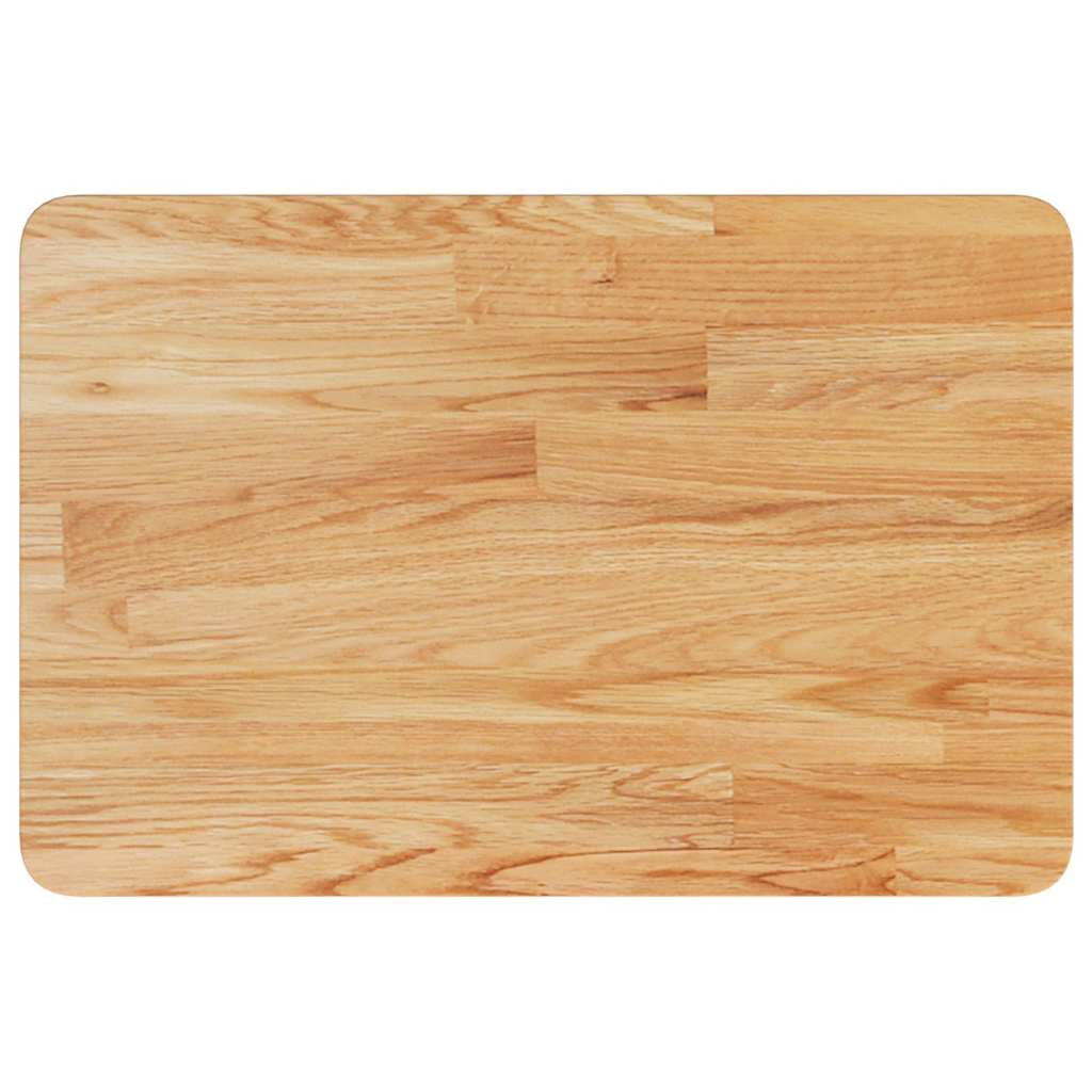 vidaXL Bathroom Countertop Light Brown 60x40x1.5cm Treated Solid Wood 2