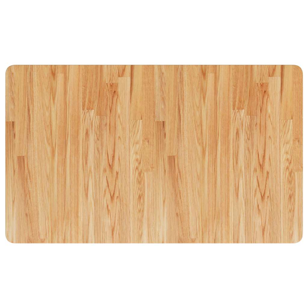 Bathroom Countertop 80x40x1,5cm Treated Solid Wood Light brown 100 cm 60 cm