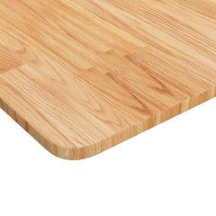 vidaXL Bathroom Countertop Light Brown 100x60x1.5cm Treated Solid Wood 3