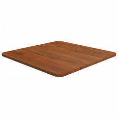 vidaXL Square Table Top Dark Brown 50x50x1.5cm Treated Solid Wood Oak 1