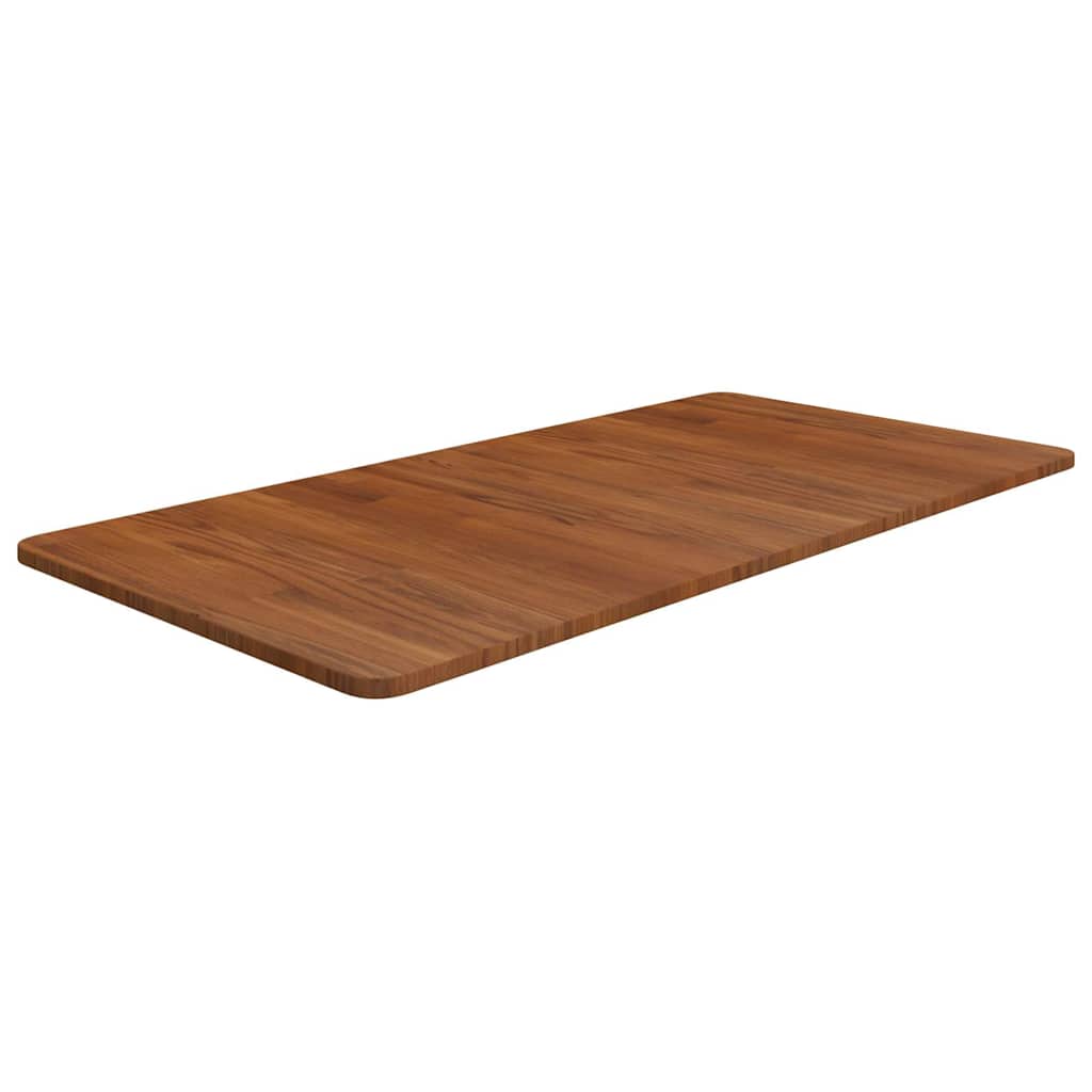 vidaXL Bathroom Countertop Dark Brown 100x50x1.5cm Treated Solid Wood 1