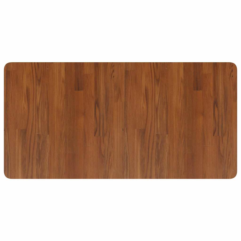 vidaXL Bathroom Countertop Dark Brown 100x50x1.5cm Treated Solid Wood 2