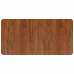 vidaXL Bathroom Countertop Dark Brown 100x50x1.5cm Treated Solid Wood 2