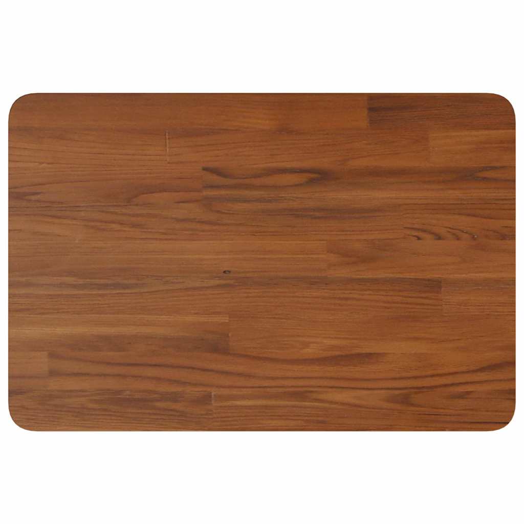 vidaXL Bathroom Countertop Dark Brown 60x40x1.5cm Treated Solid Wood 2