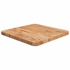 vidaXL Square Table Top Light Brown 40x40x2.5cm Treated Solid Wood Oak 1
