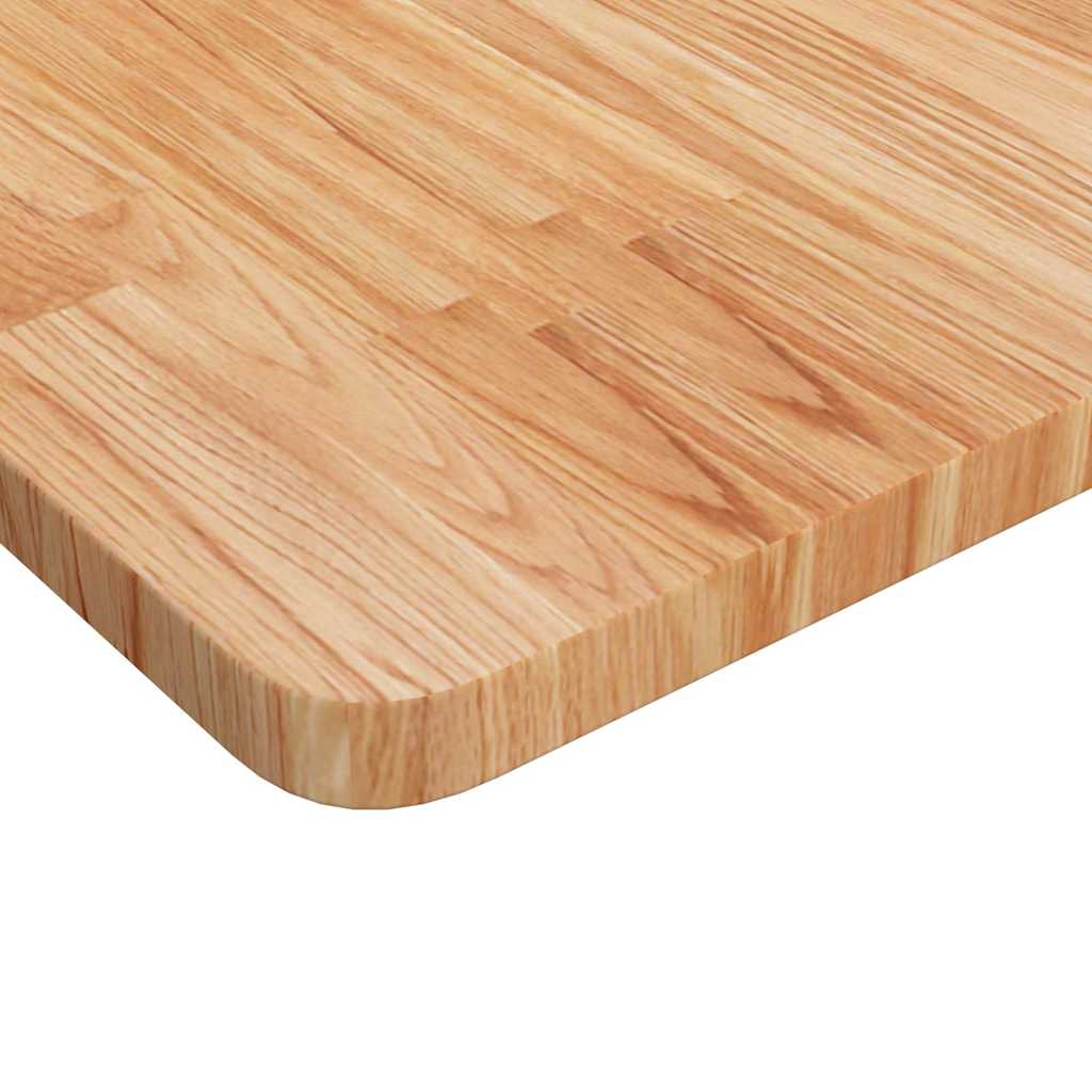 vidaXL Square Table Top Light Brown 40x40x2.5cm Treated Solid Wood Oak 3