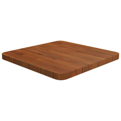 vidaXL Square Table Top Dark Brown 40x40x2.5cm Treated Solid Wood Oak 1
