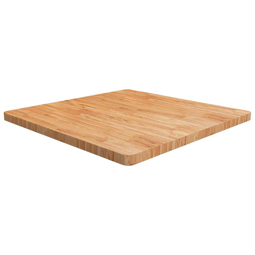 vidaXL Square Table Top Treated Solid Wood Oak Light Brown