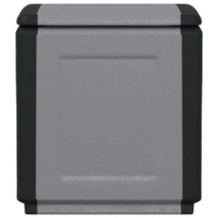 vidaXL Garden Storage Box | Dark grey and black | 100% Polypropylene | Medium 2
