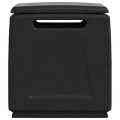 vidaXL Garden Storage Box | Dark grey and black | 100% Polypropylene | Medium 3
