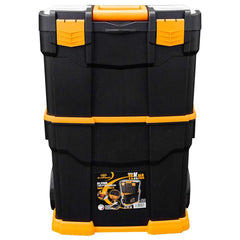 151840 vidaXL Rolling Tool Box 460x280x677 mm PP 3