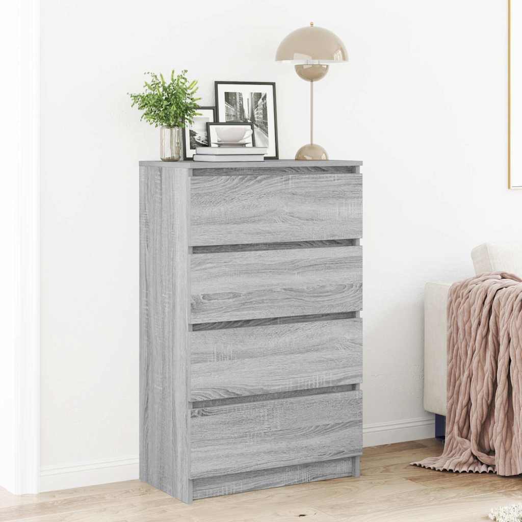 Sideboard 60x35x98,5 cm Engineered Wood Grey sonoma