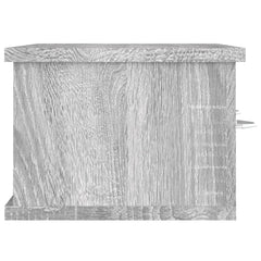 815079 vidaXL Wall Cabinet Grey Sonoma 60x26x18,5 cm Engineered Wood 6