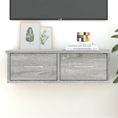 815079 vidaXL Wall Cabinet Grey Sonoma 60x26x18,5 cm Engineered Wood 1