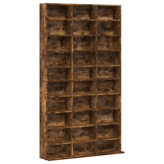 vidaXL CD Cabinet Smoked Oak 102x23x177,5 cm Engineered Wood 2