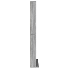 vidaXL CD Cabinet Grey Sonoma 102x23x177,5 cm Engineered Wood 5