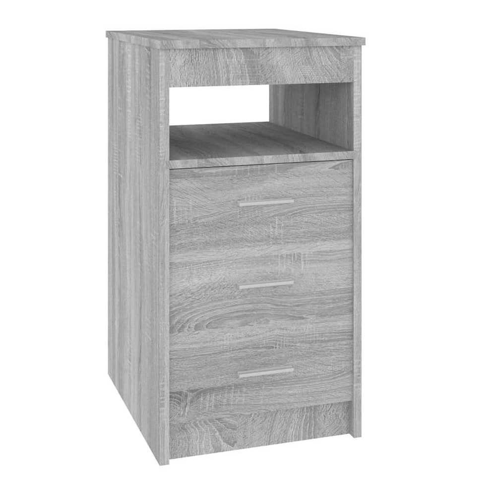 Drawer Cabinet Grey Sonoma Engineered Wood, image 2