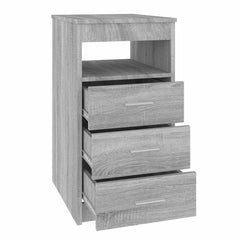 Drawer Cabinet Grey Sonoma Engineered Wood, image 6
