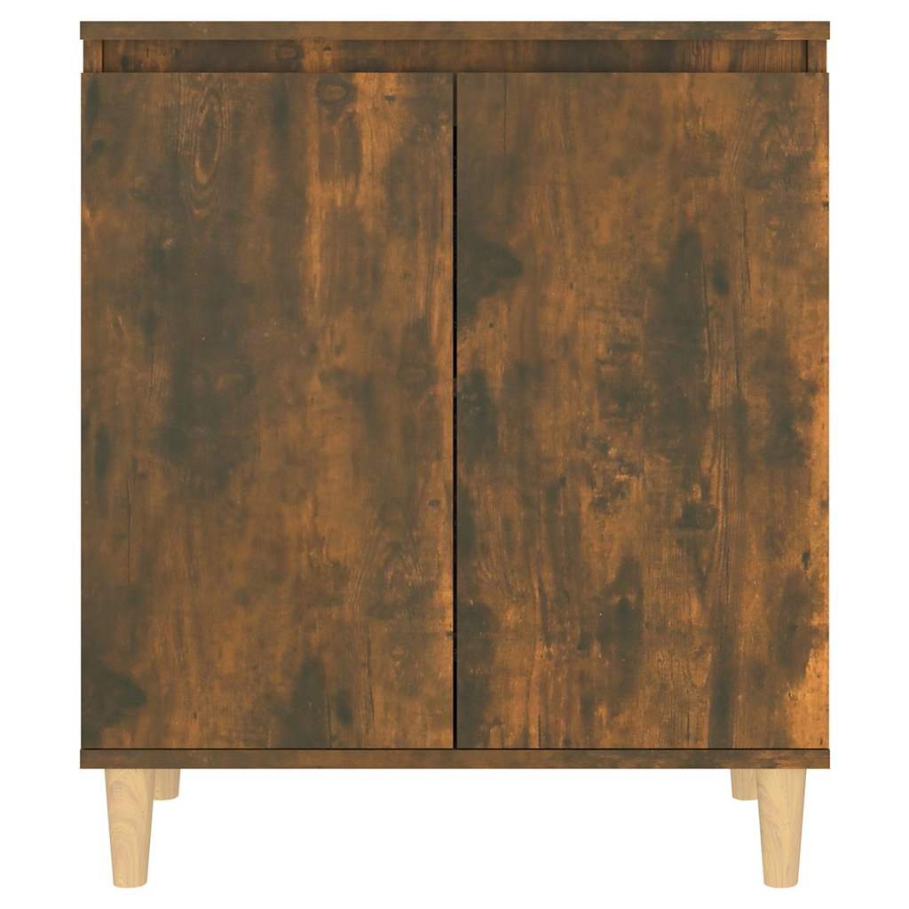 vidaXL Sideboard Smoked Oak 60x35x70 cm Engineered Wood 3