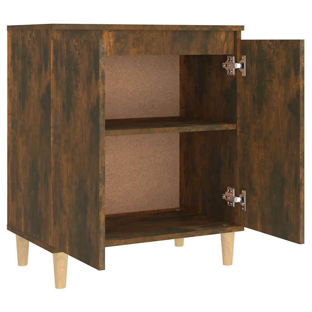 vidaXL Sideboard Smoked Oak 60x35x70 cm Engineered Wood 5