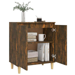 vidaXL Sideboard Smoked Oak 60x35x70 cm Engineered Wood 6