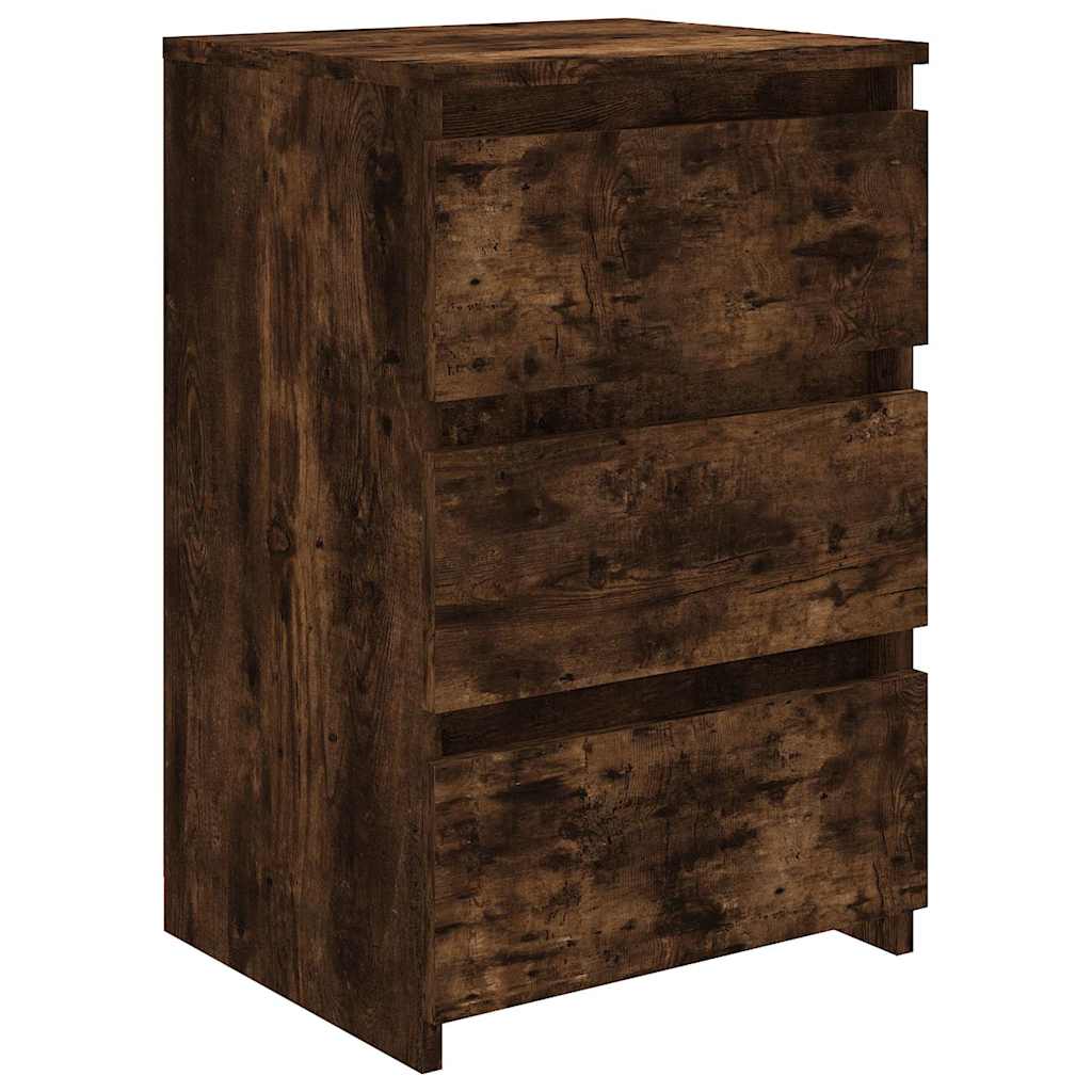 815171 vidaXL Bed Cabinet Smoked Oak 40x35x62,5 cm Engineered Wood 2