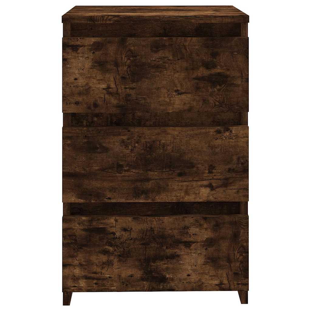 815171 vidaXL Bed Cabinet Smoked Oak 40x35x62,5 cm Engineered Wood 3