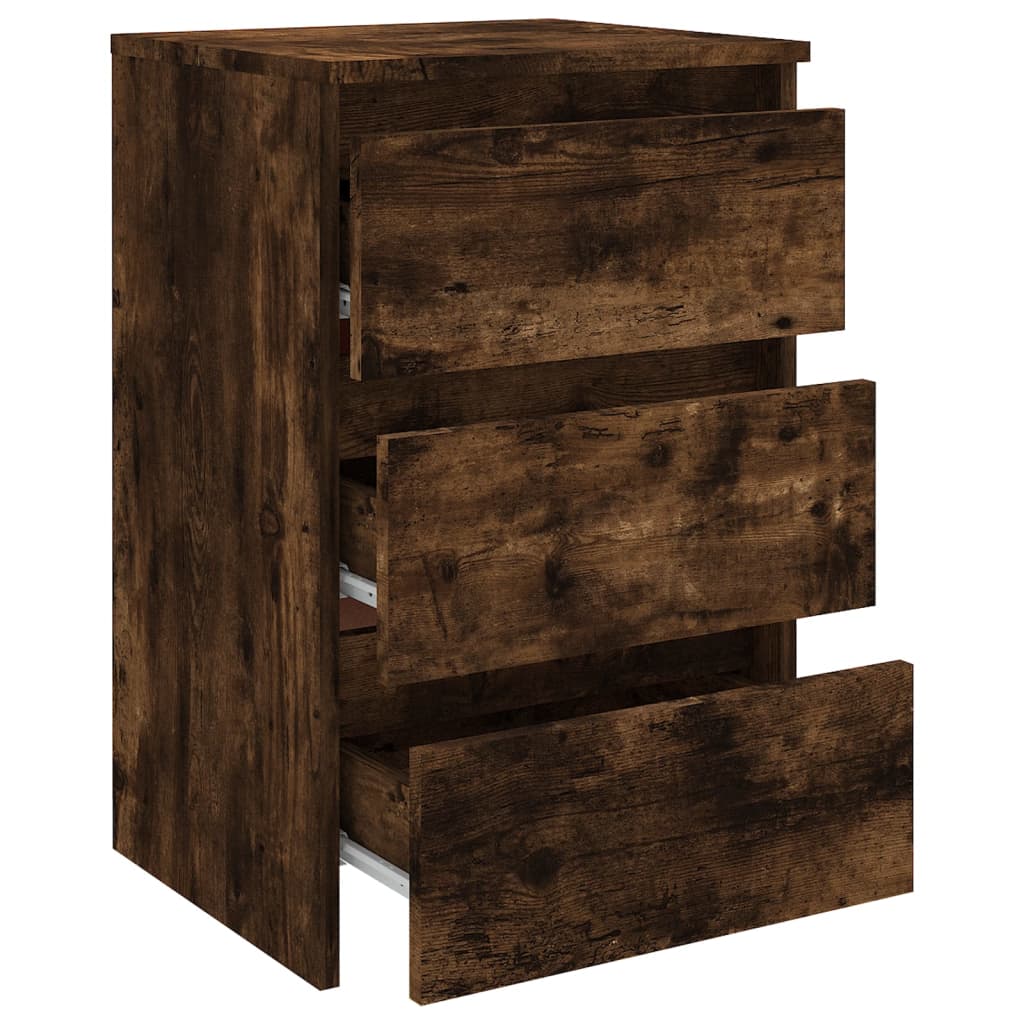 815171 vidaXL Bed Cabinet Smoked Oak 40x35x62,5 cm Engineered Wood 4
