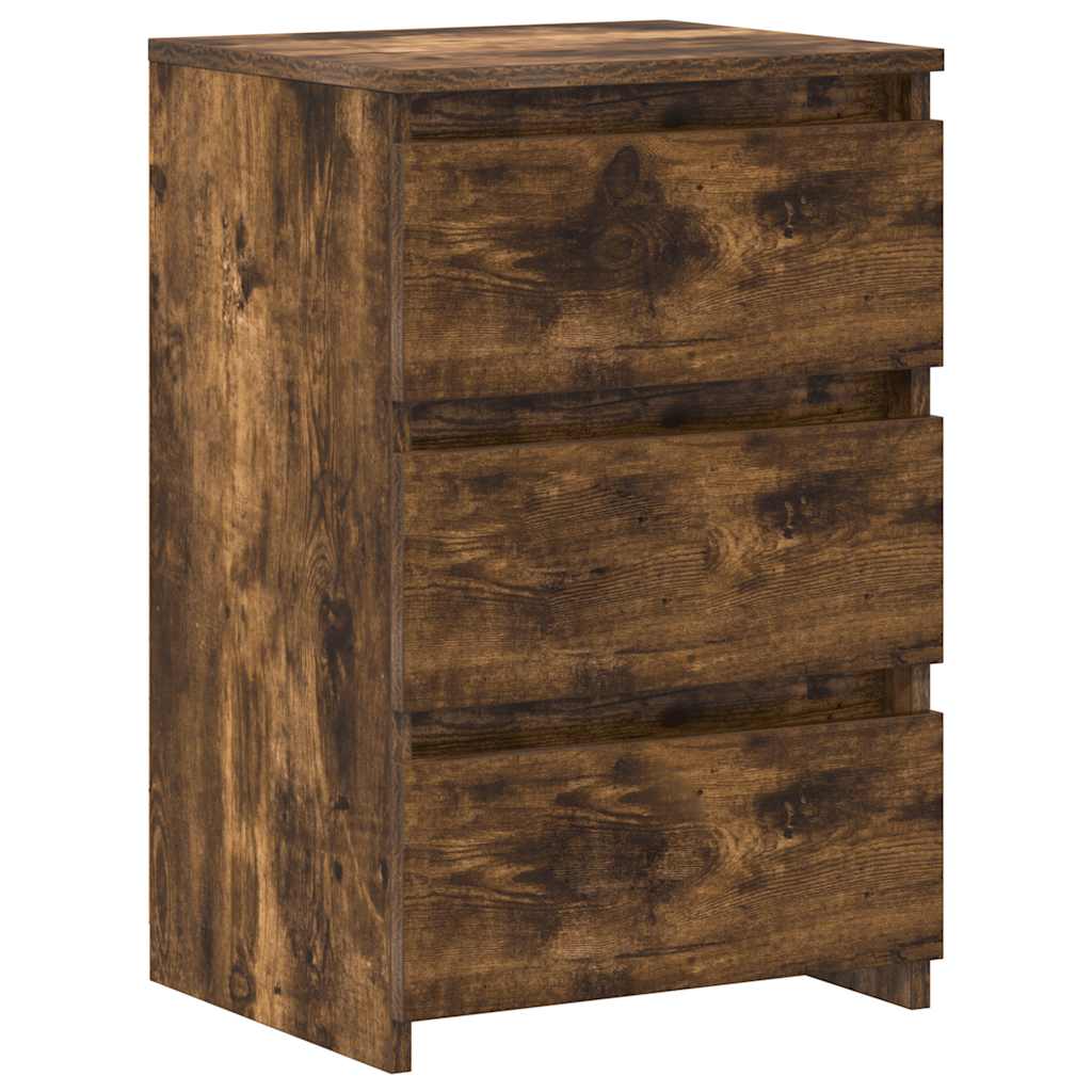 815172 vidaXL Bed Cabinets 2 pcs Smoked Oak 40x35x62,5 cm Engineered Wood 5