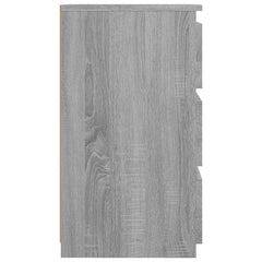 815173 vidaXL Bed Cabinet Grey Sonoma 40x35x62,5 cm Engineered Wood 5