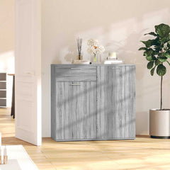 Sideboard 80x36x75 cm Engineered Wood Grey sonoma 80 cm