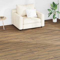 vidaXL Flooring Planks Walnut Brown 2.51 m² 18 pcs PVC 1