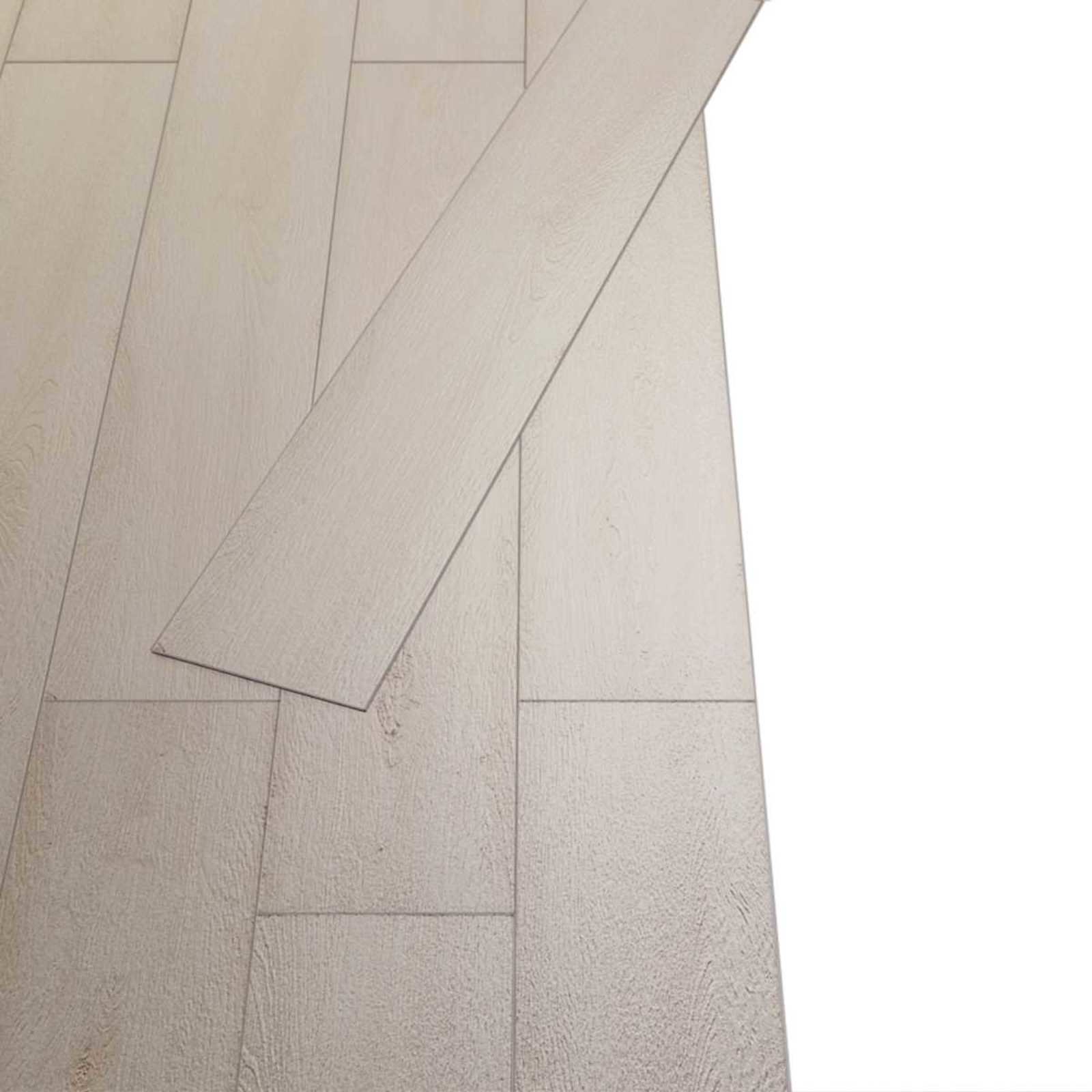 vidaXL Flooring Planks Oak Classic White 2.51 m² 18 pcs PVC 4