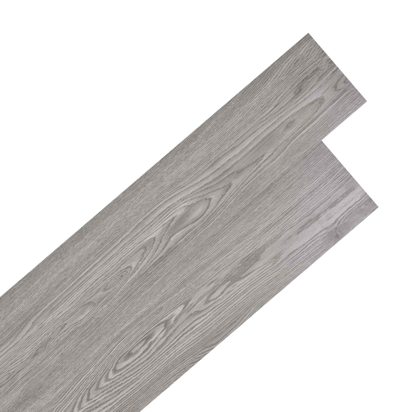 vidaXL Flooring Planks Dark Grey 2.51 m² 18 pcs PVC 2