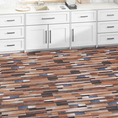 vidaXL Flooring Planks Multicolour 2.51 m² 18 pcs PVC 1